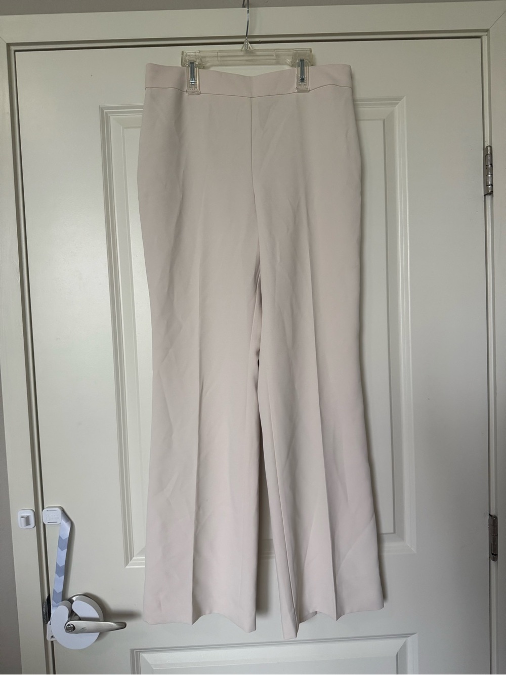 Women's Wide-Leg Dress Pants in Light Beige